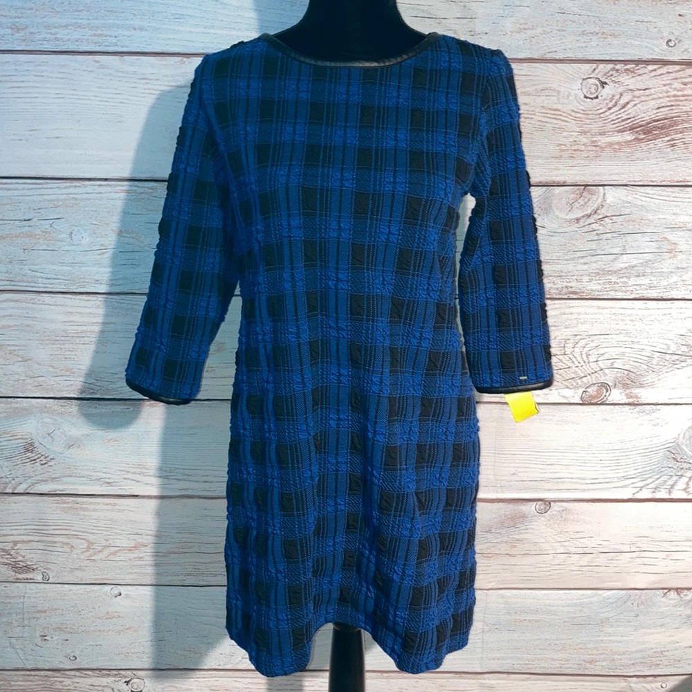 Blue Plaid dress by Isle. Brand new with tags